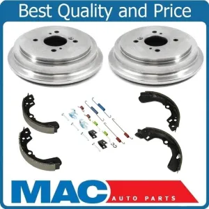 100% New Rear Brake Drums & Brake Shoes Springs for 93-02 Suzuki Esteem