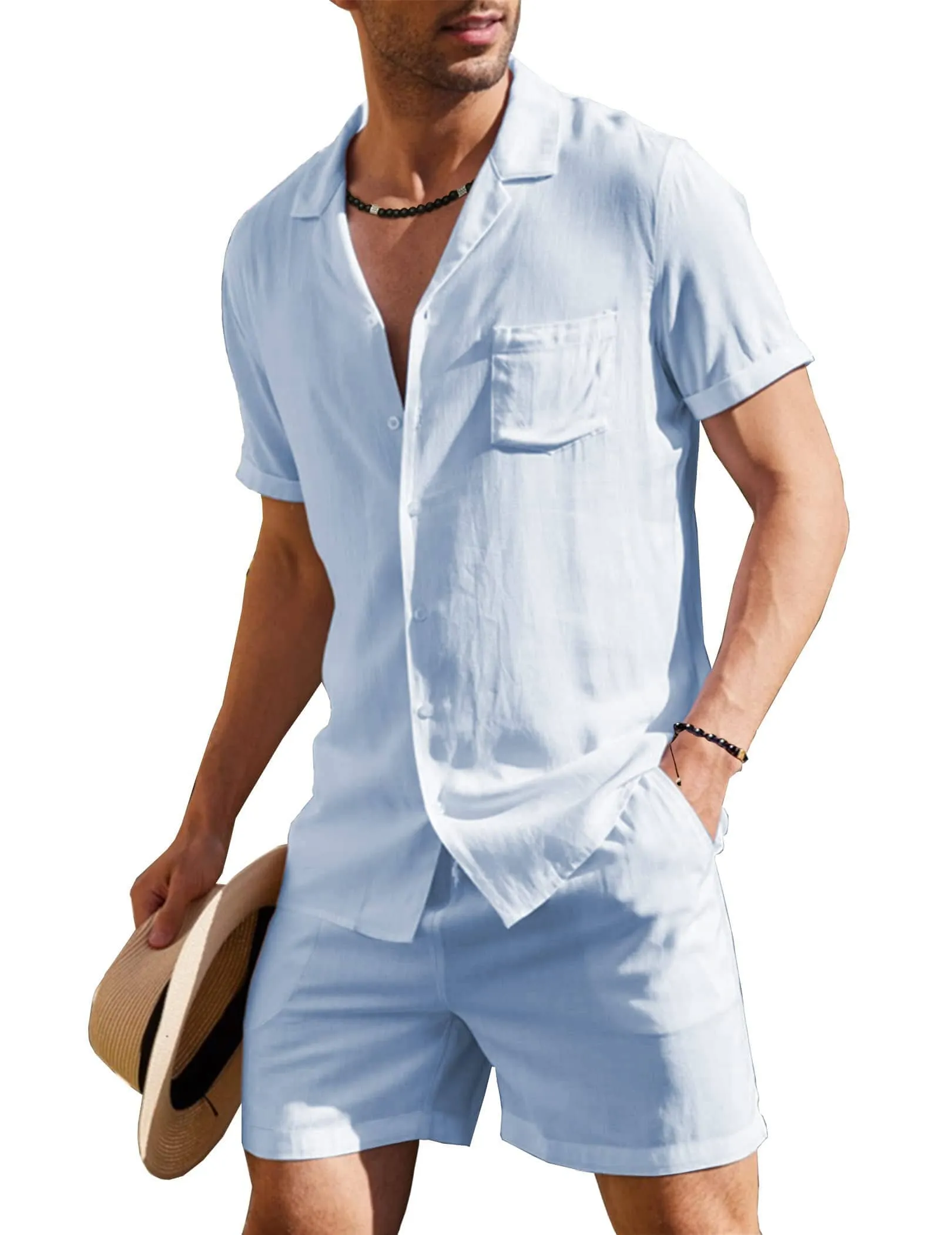 2 Pieces Beach Shirt Set (US Only)