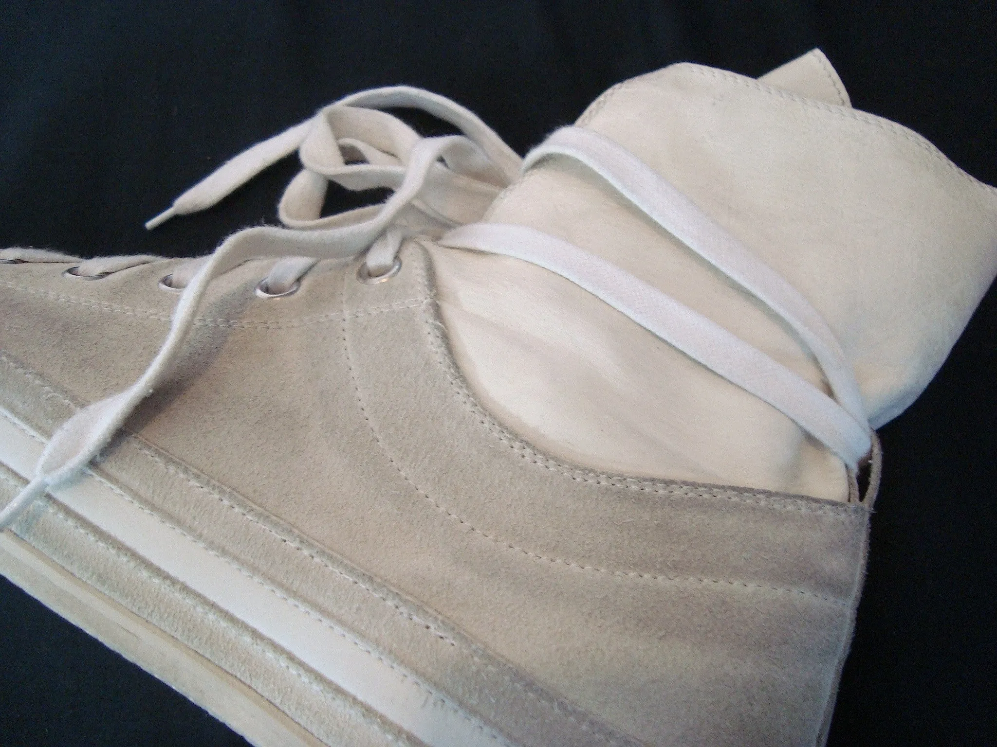 2007 Suede Sneakers with Goat Leather panel