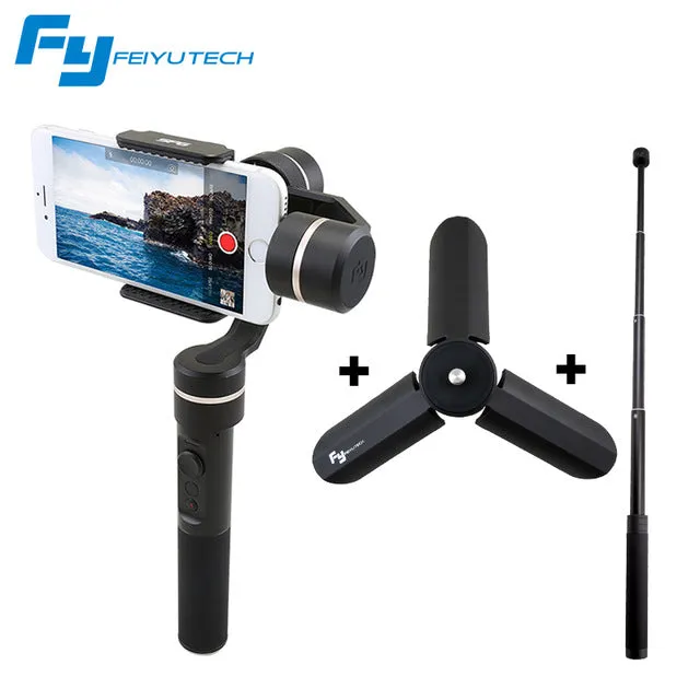 3-Axis Splash Proof Handheld Gimbal Stabilizer for iPhone X. 8. 7. 6 Plus Smartphone