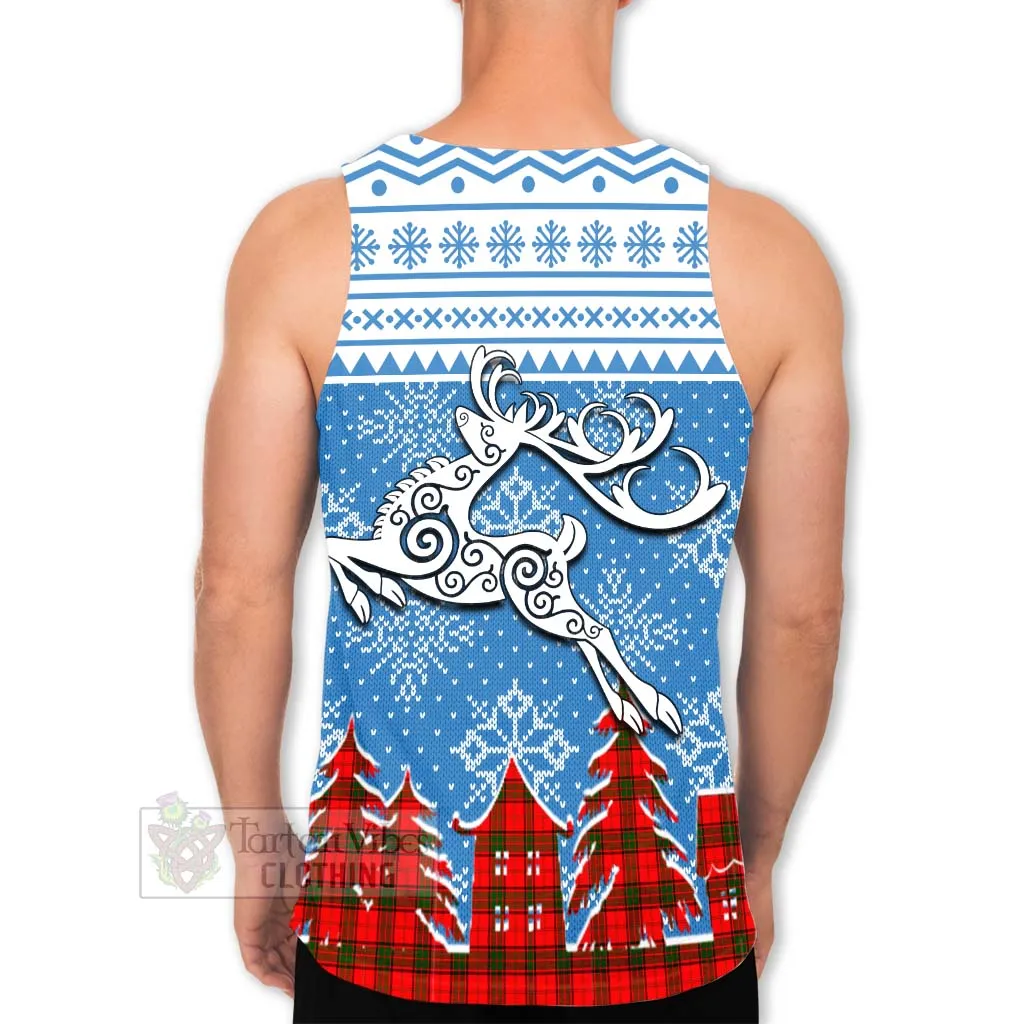 Adair Clan Christmas Men's Tank Top Celtic Reindeer Style