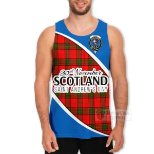 Adair Family Crest Tartan Men's Tank Top Celebrate Saint Andrew's Day in Style