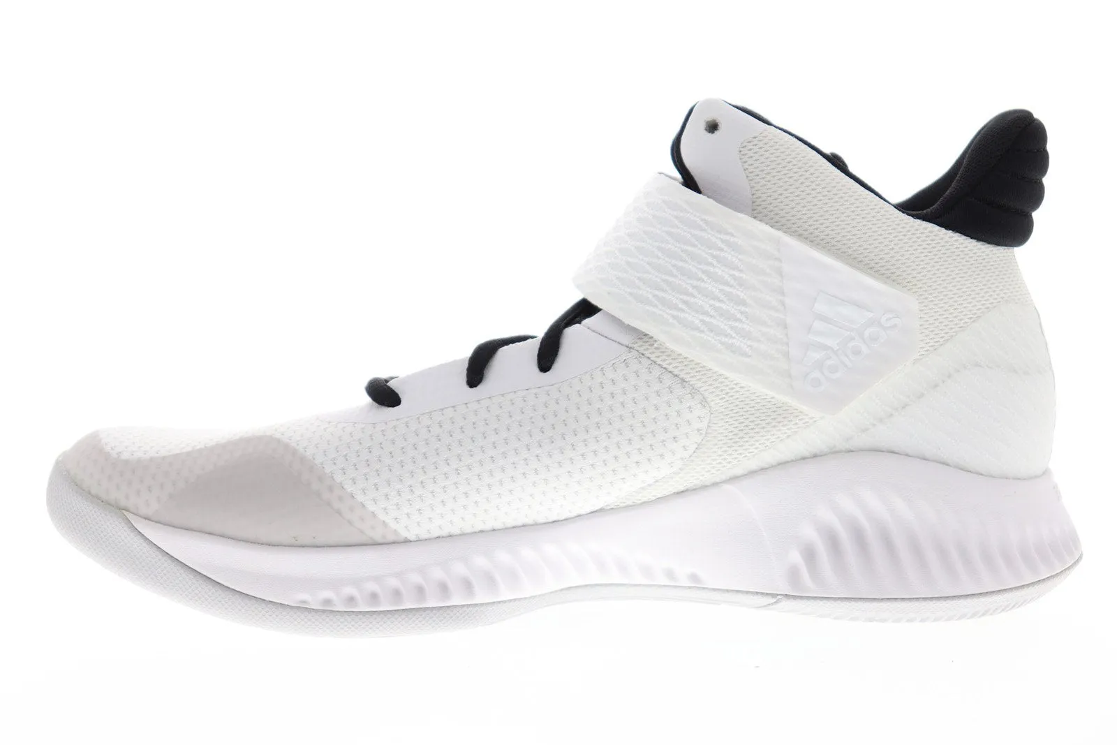 Adidas Explosive Bounce 2018 Mens White High Top Athletic Gym Basketball Shoes