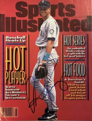 Alex Rodriguez Signed Sports Illustrated 7/8/1996 Issue (JSA)