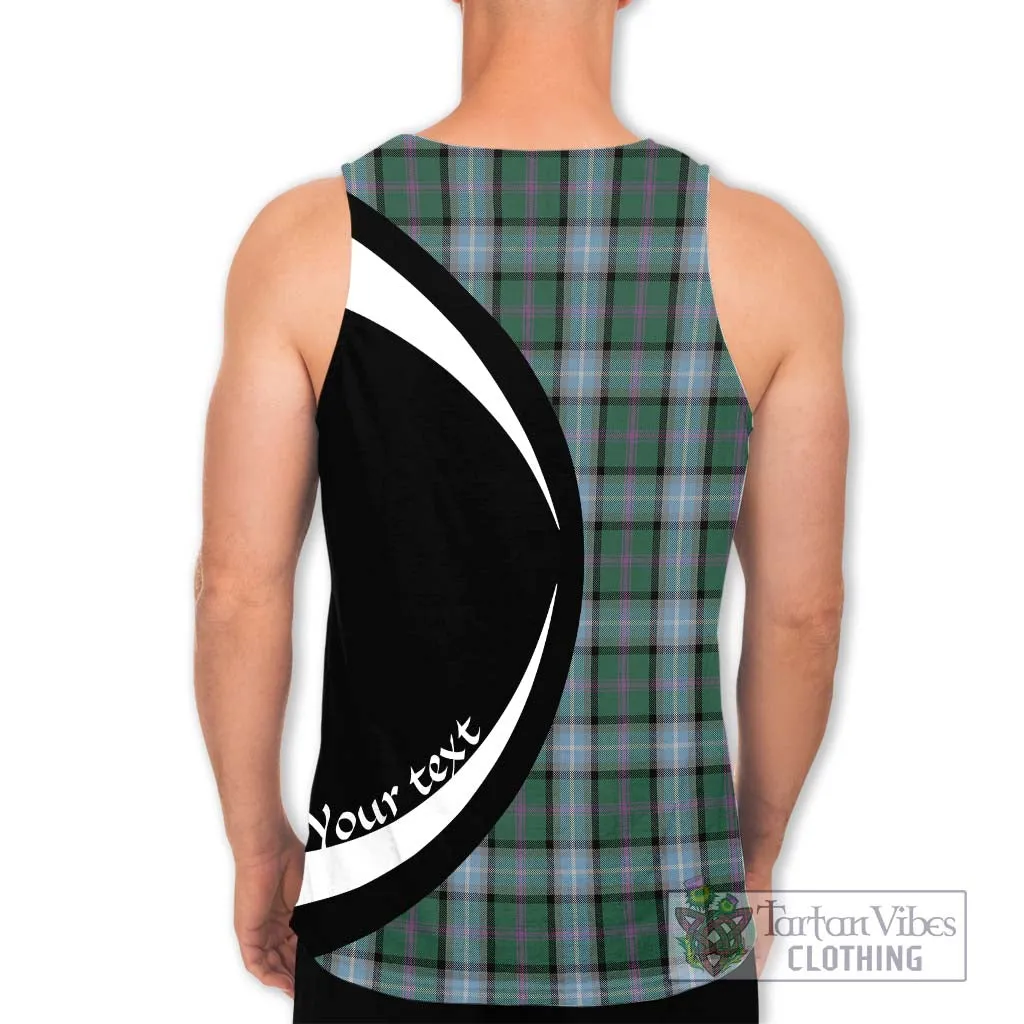 Alexander of Menstry Hunting Tartan Men's Tank Top with Family Crest Circle Style