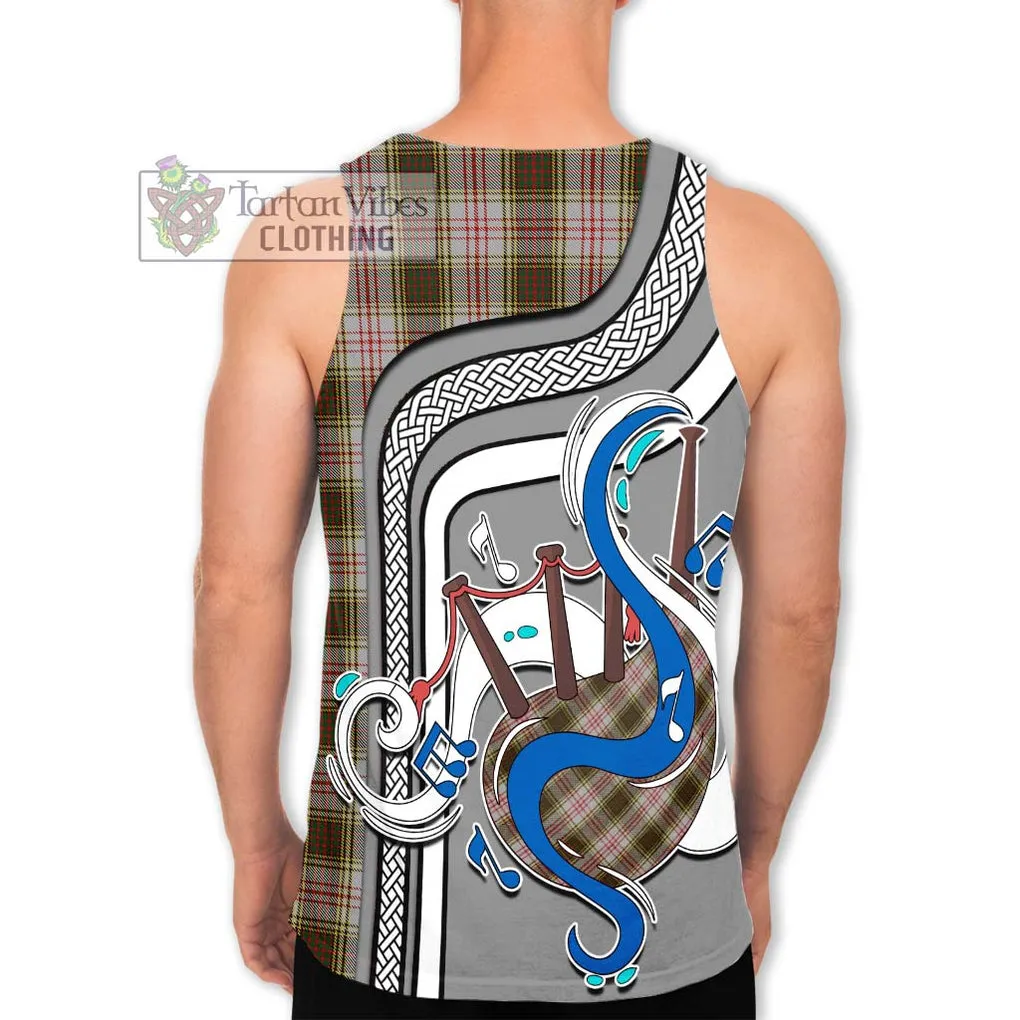 Anderson Dress Tartan Men's Tank Top with Epic Bagpipe Style