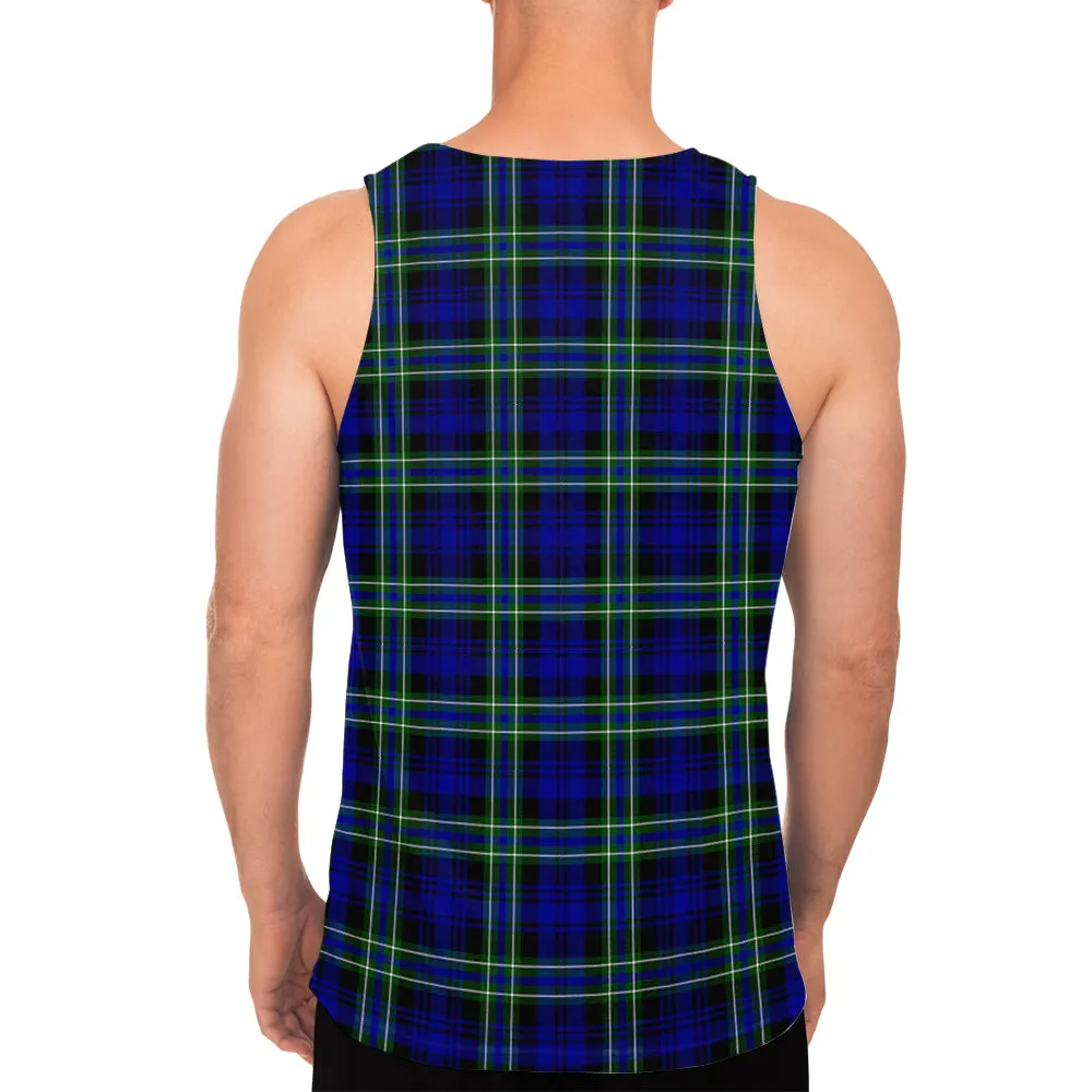 Arbuthnot Modern Tartan Mens Tank Top with Family Crest