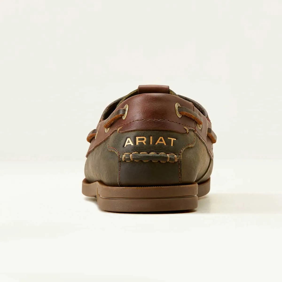 ARIAT Antigua Deck Shoes - Womens - Olive Night