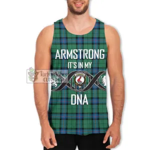 Armstrong Ancient Tartan Men's Tank Top with Family Crest DNA In Me Style