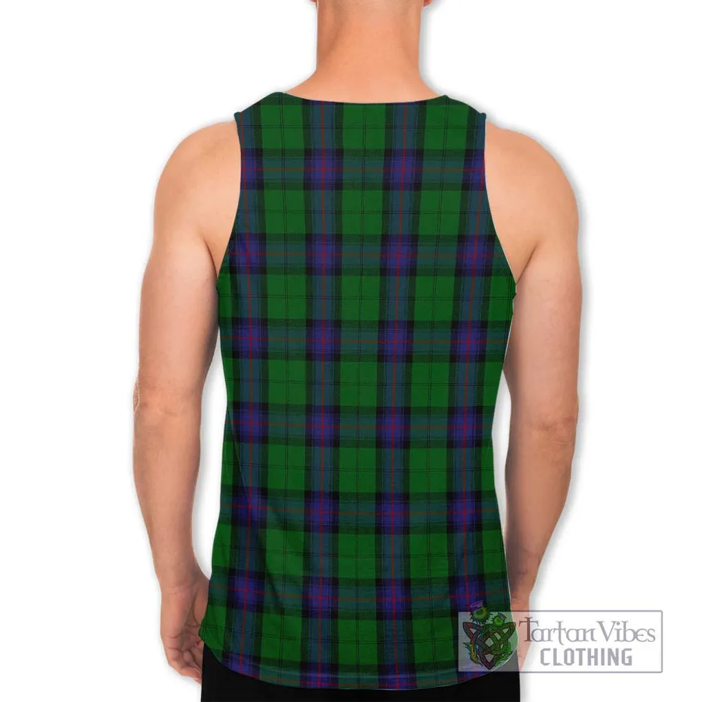 Armstrong Tartan Men's Tank Top with Family Crest DNA In Me Style