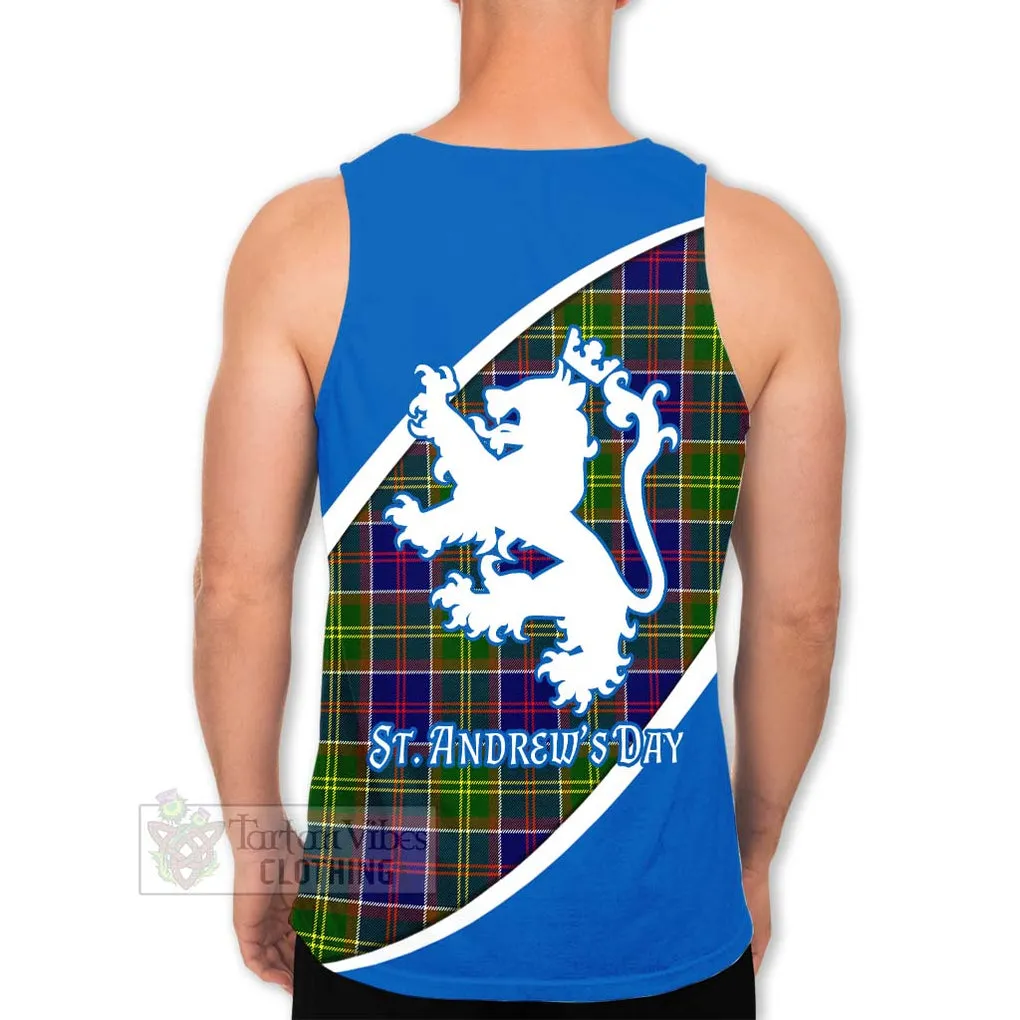 Arnott Family Crest Tartan Men's Tank Top Celebrate Saint Andrew's Day in Style