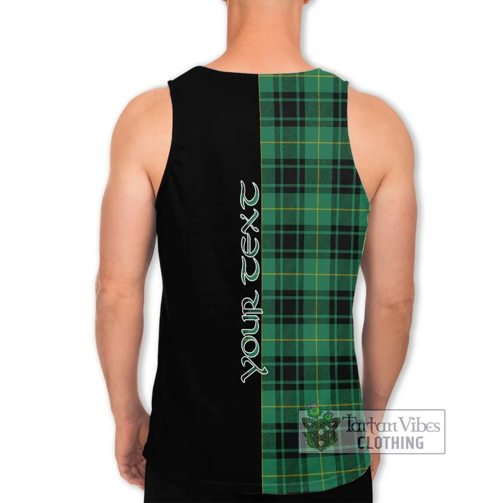 Arthur Ancient Tartan Men's Tank Top with Family Crest and Half Of Me Style