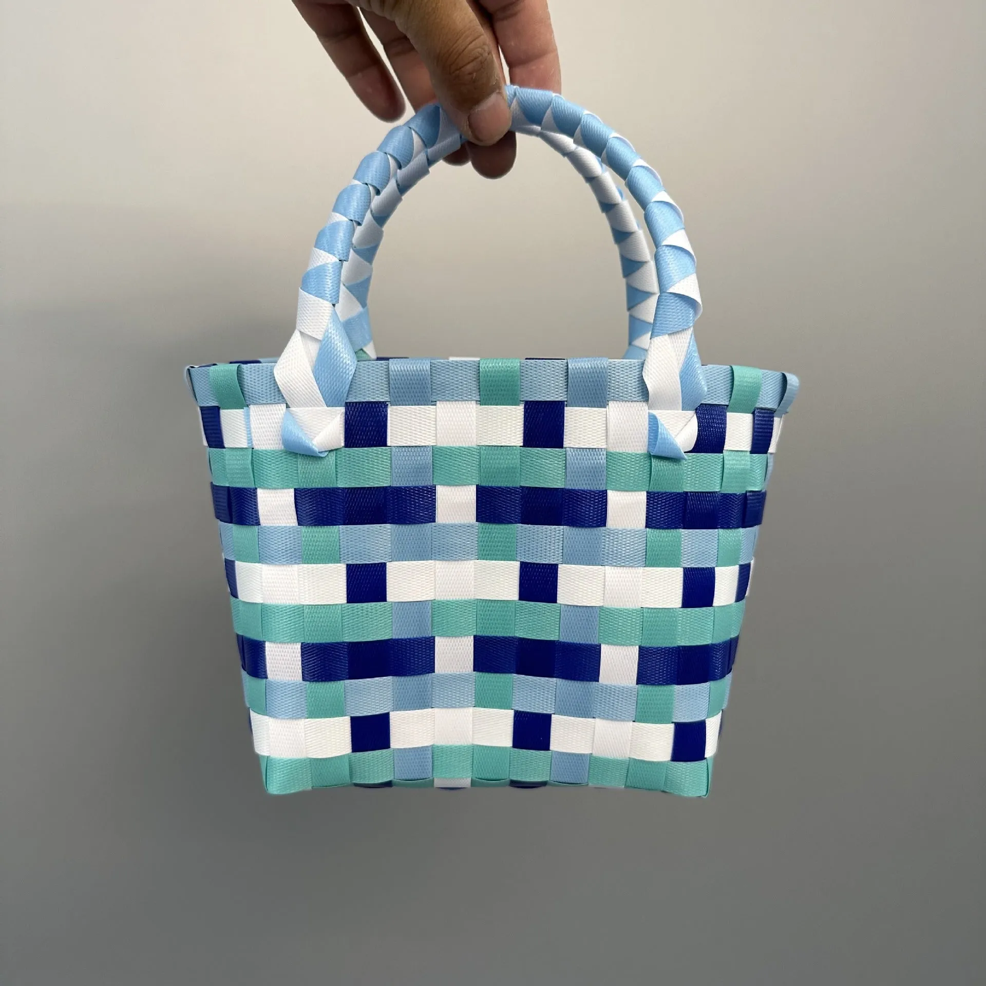 Bag Woven Bag Handbag Hand Collar Bag Beach Bag Vegetable Basket Woven Bag Female Tote Bag Wholesale Hand Gift Basket