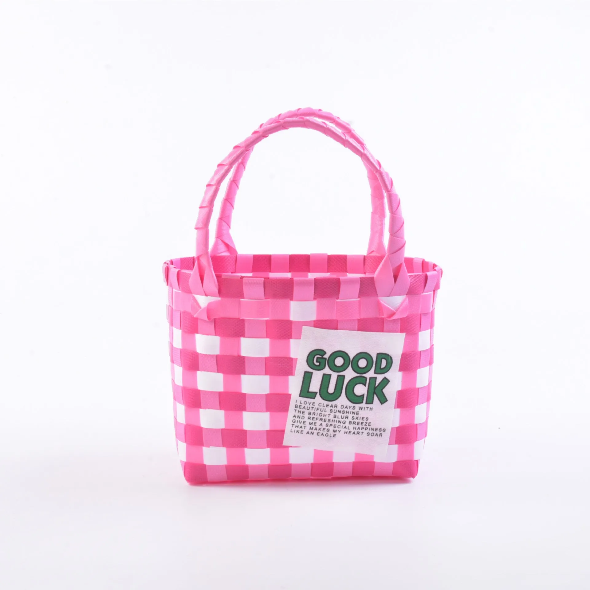 Bag Woven Bag Handbag Hand Collar Bag Beach Bag Vegetable Basket Woven Bag Female Tote Bag Wholesale Hand Gift Basket