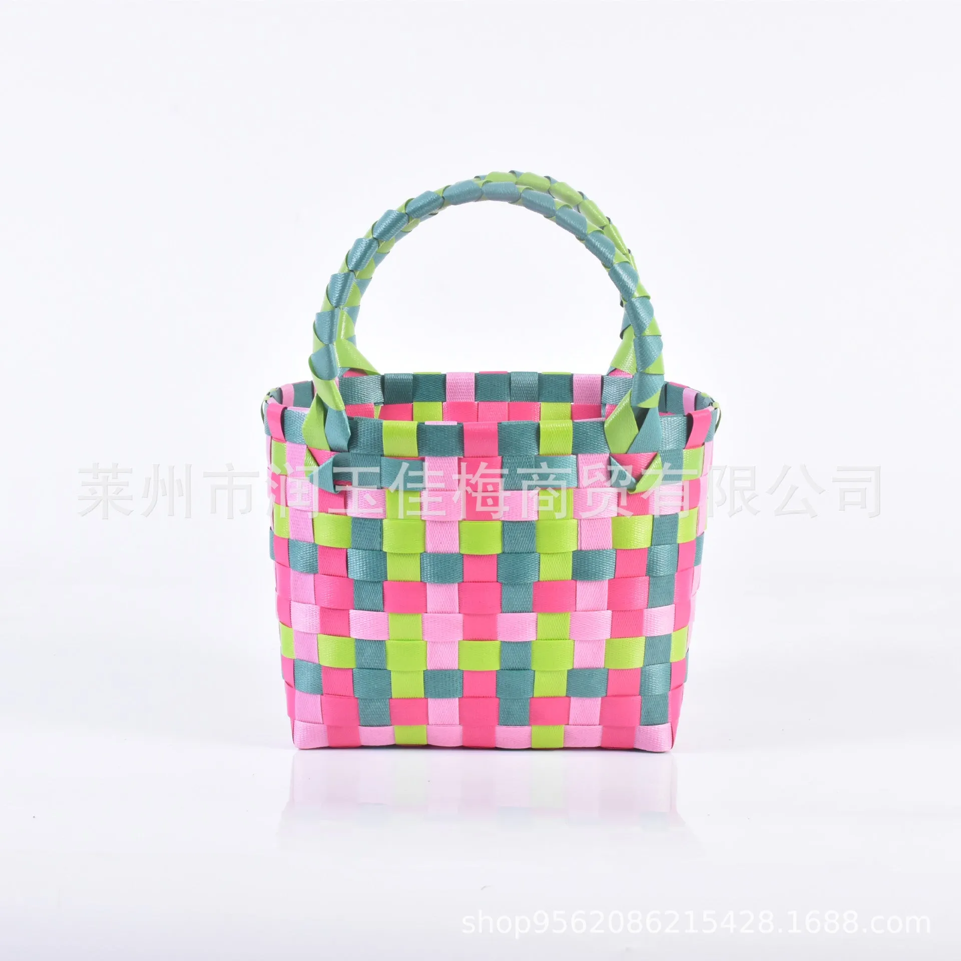 Bag Woven Bag Handbag Hand Collar Bag Beach Bag Vegetable Basket Woven Bag Female Tote Bag Wholesale Hand Gift Basket