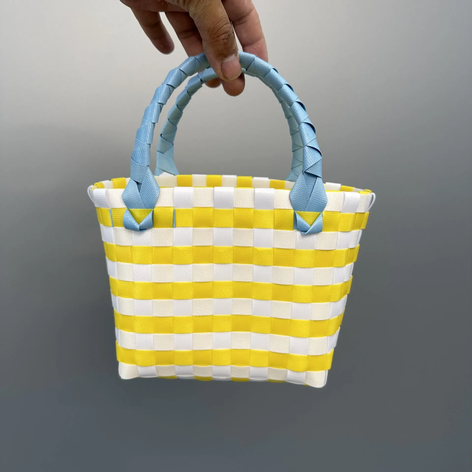 Bag Woven Bag Handbag Hand Collar Bag Beach Bag Vegetable Basket Woven Bag Female Tote Bag Wholesale Hand Gift Basket