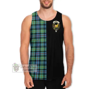 Bailey Ancient Tartan Men's Tank Top with Family Crest and Half Of Me Style