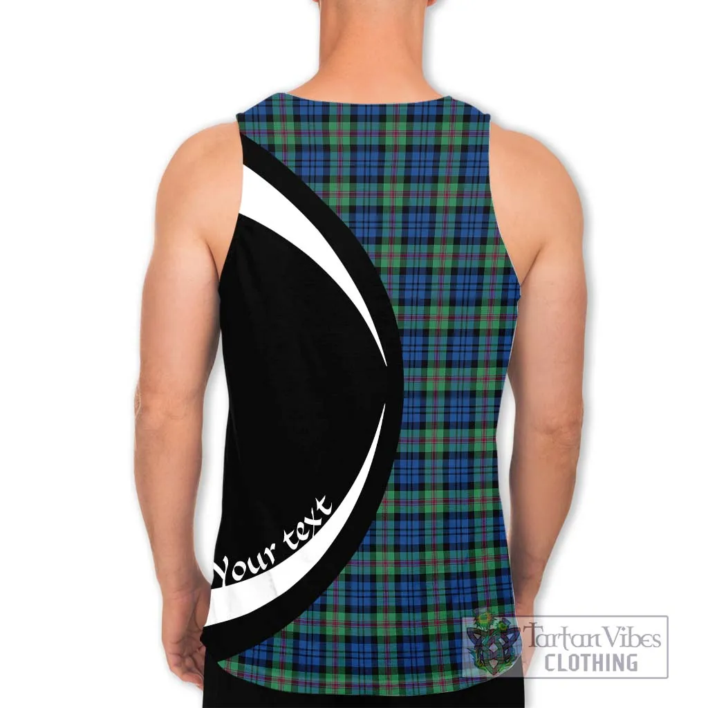 Baird Ancient Tartan Men's Tank Top with Family Crest Circle Style