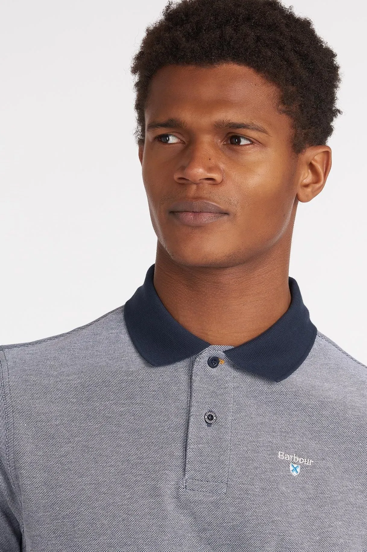 Barbour Polo Shirt-Sports shirt Mens Pique Shirt-MIDNIGHT-MML0628BL92