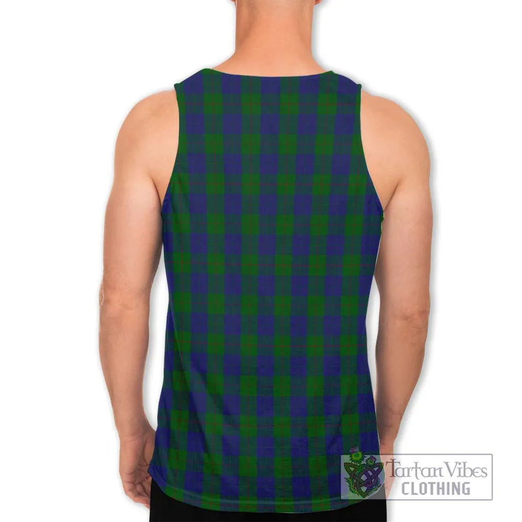 Barclay Tartan Men's Tank Top with Family Crest DNA In Me Style