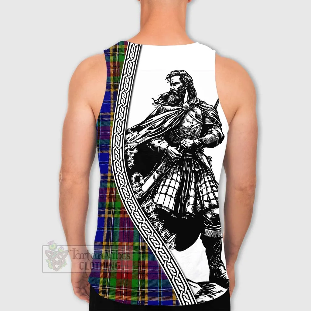 Beattie (Beatty) Tartan Clan Crest Men's Tank Top with Highlander Warrior Celtic Style