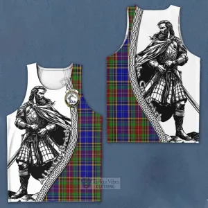 Beattie (Beatty) Tartan Clan Crest Men's Tank Top with Highlander Warrior Celtic Style