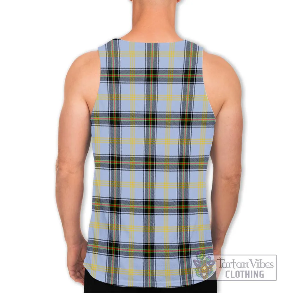 Bell of the Borders Tartan Men's Tank Top with Family Crest DNA In Me Style