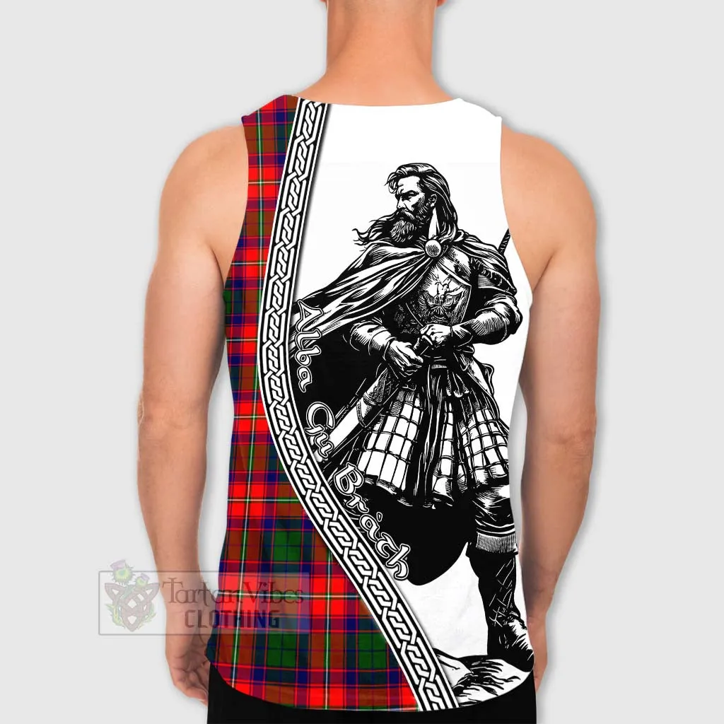 Belshes (Belsches) Tartan Clan Crest Men's Tank Top with Highlander Warrior Celtic Style