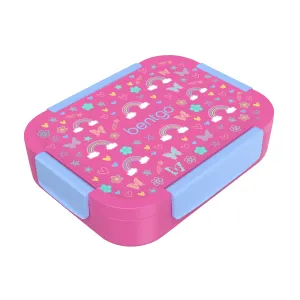 Bentgo Kids Snap & Go Lunch Box - Rainbows & Butterflies