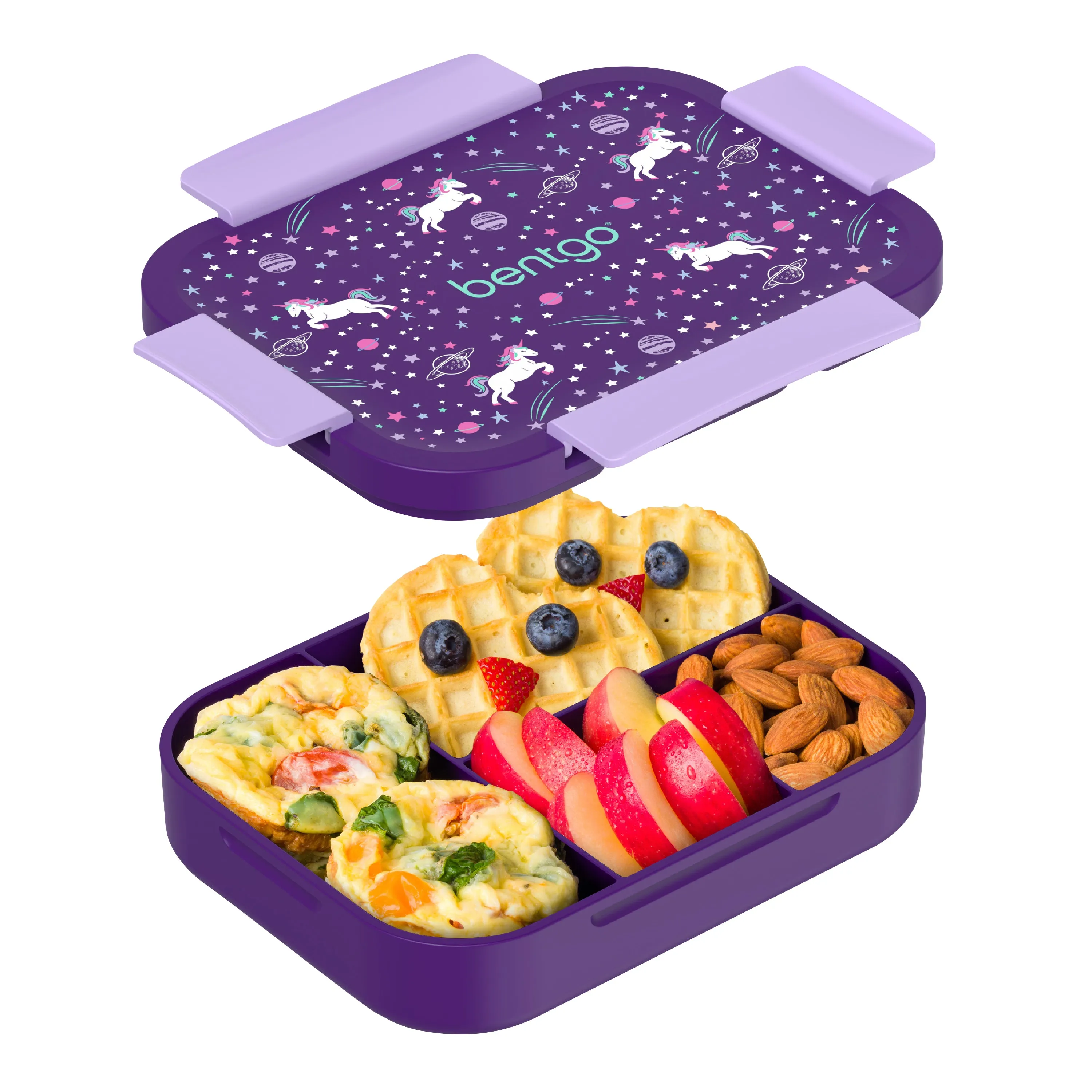 Bentgo Kids Snap & Go Lunch Box - Unicorns