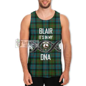 Blair Ancient Tartan Men's Tank Top with Family Crest DNA In Me Style