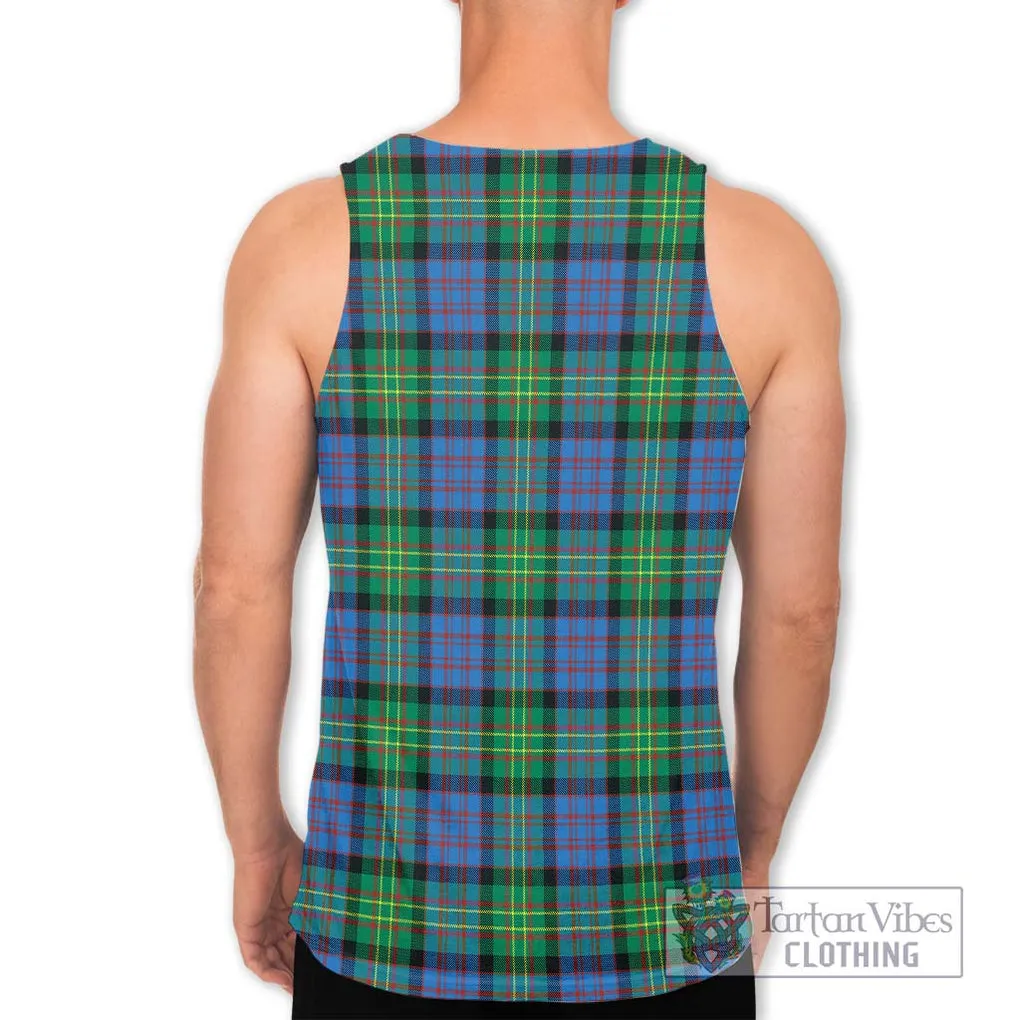 Bowie Ancient Tartan Men's Tank Top with Family Crest DNA In Me Style