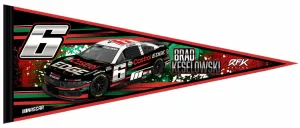 Brad Keselowski NASCAR Castrol Edge #6 Auto Racing Action Felt Collector's Pennant - Wincraft Inc.