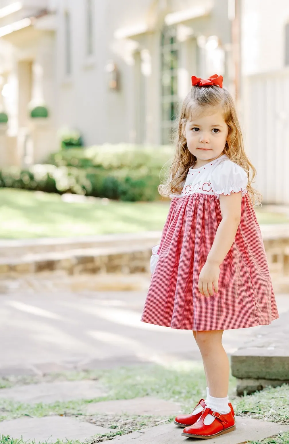 Braeburn Dress Red Gingham