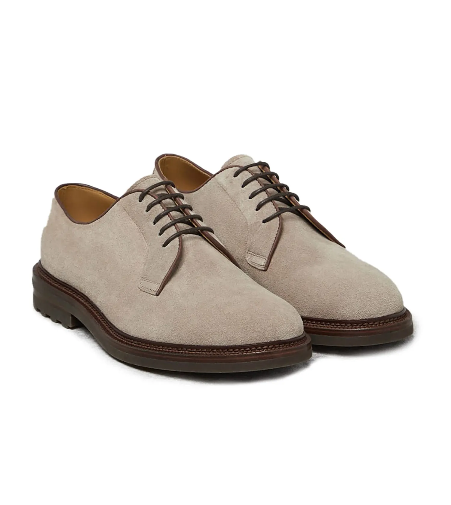 BRUNELLO CUCINELLI Suede Derby, in Avola