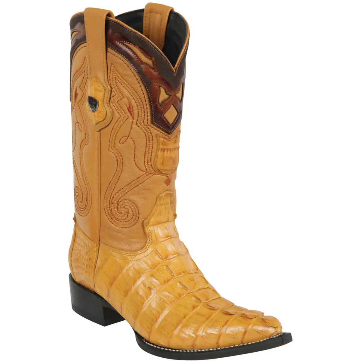 Caiman Tail Long Pointy Mexican Boots