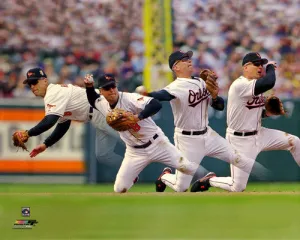 Cal Ripken Jr. "Stab and Throw" (c.1999) Baltimore Orioles Premium Poster Print - Photofile Inc.