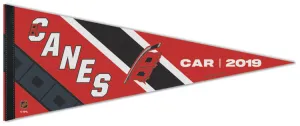 Carolina Hurricanes "CAR 2019" NHL Reverse-Retro 2022-23 Premium Felt Collector's Pennant - Wincraft