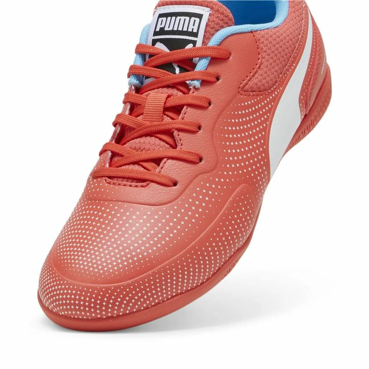 Children's Indoor Football Shoes Puma Truco II Active White Red Children's Unisex