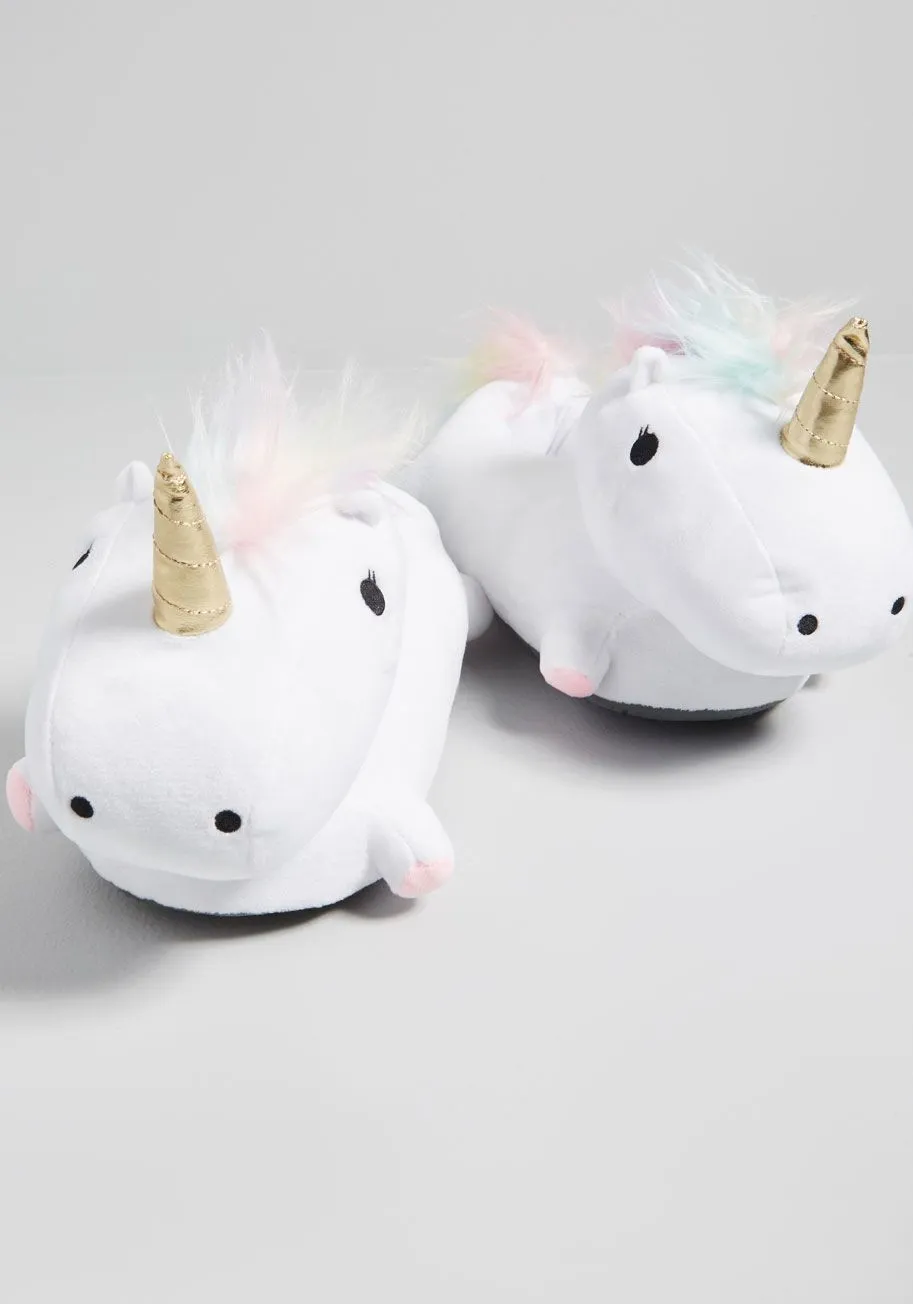 Comfy Soft Unicorn Warm Winter Slippers