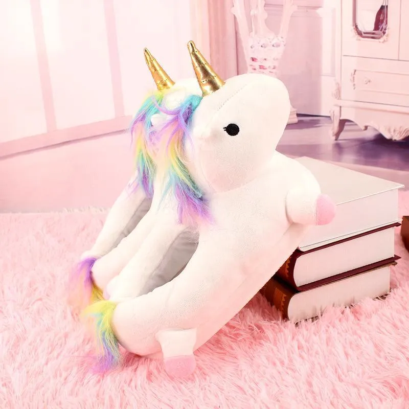 Comfy Soft Unicorn Warm Winter Slippers