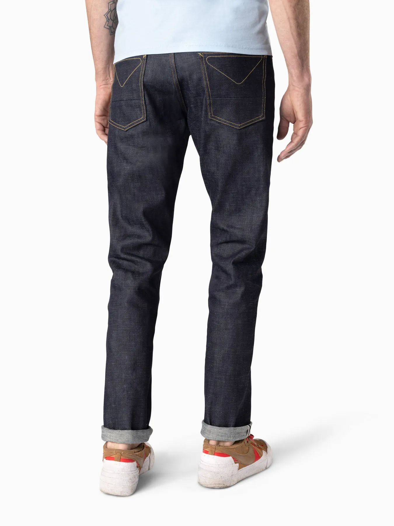 Cool Pete Comfort Stretch 13.5 oz Raw Japanese Pink Selvedge