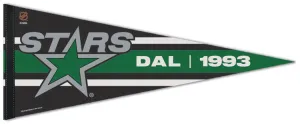 Dallas Stars "DAL 1993" NHL Reverse-Retro 2022-23 Premium Felt Collector's Pennant - Wincraft