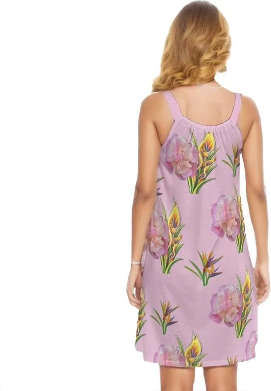 Delightful Womens Sleeveless Cami Dress