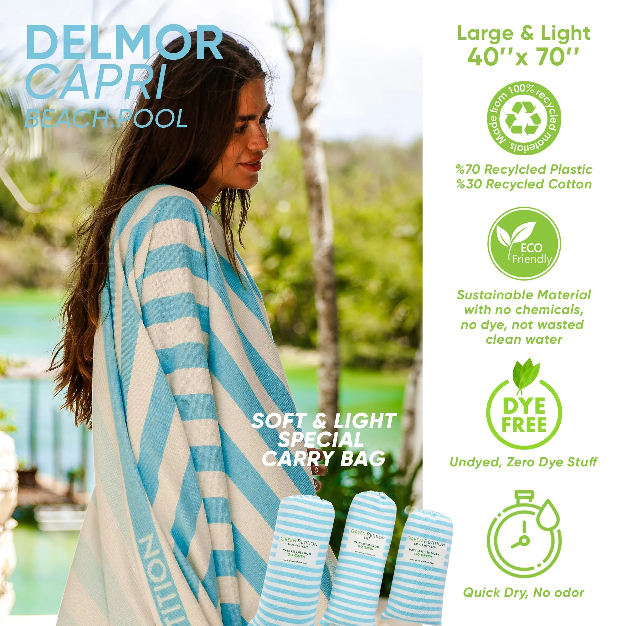 Delmor Capri Beach Towel