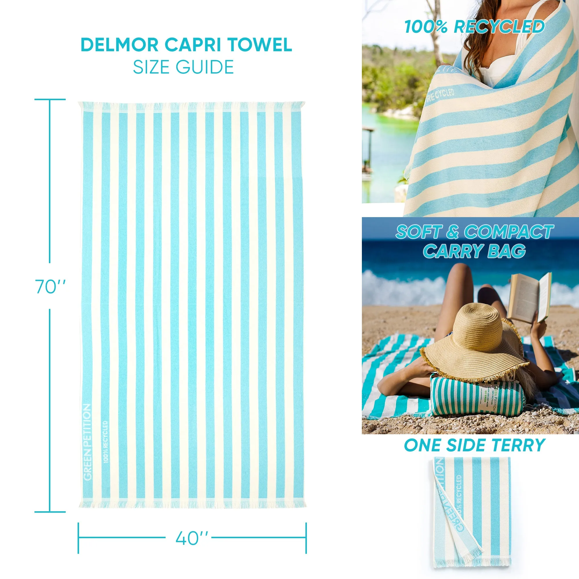 Delmor Capri Beach Towel