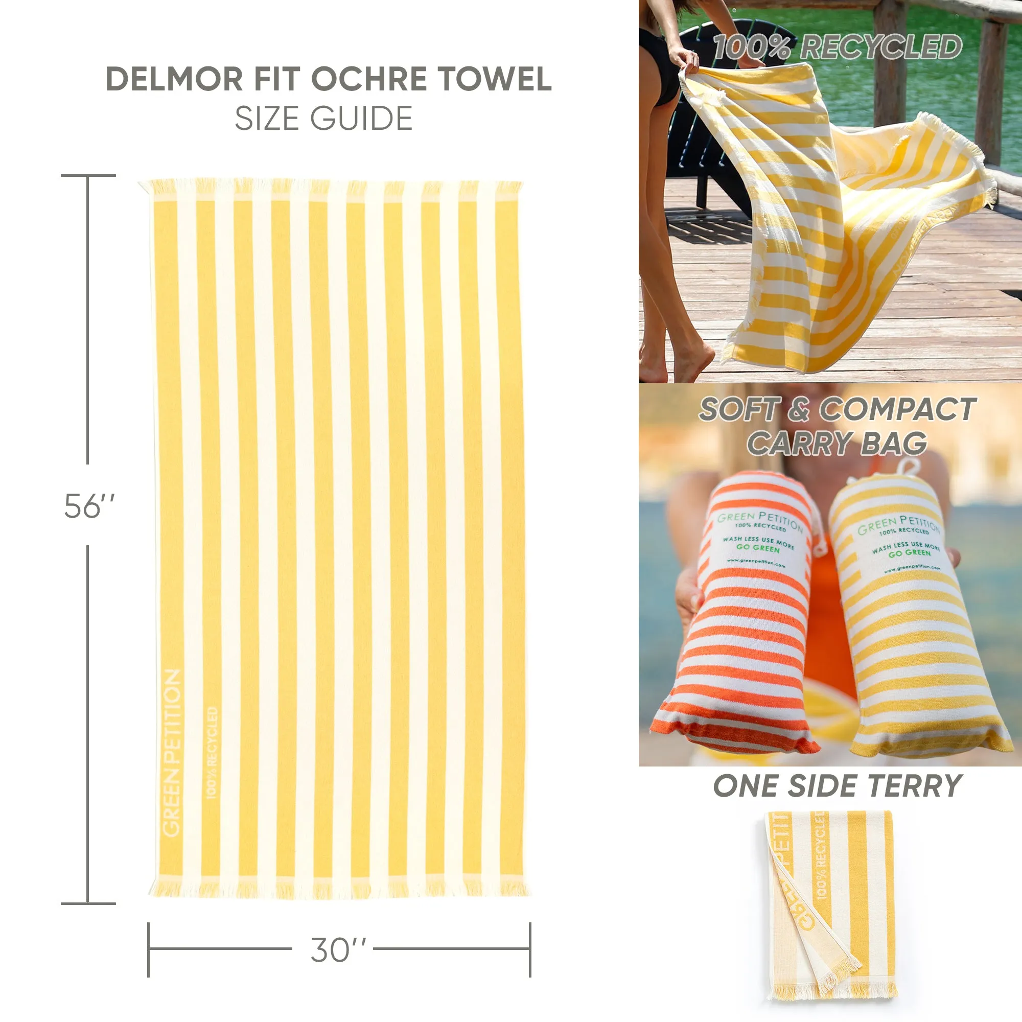 Delmor FIT Ochre Bath Towel