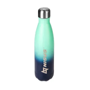 Double-Colored Twist Top Water Bottle | 17 oz | Stainless Steel | CLEARANCE