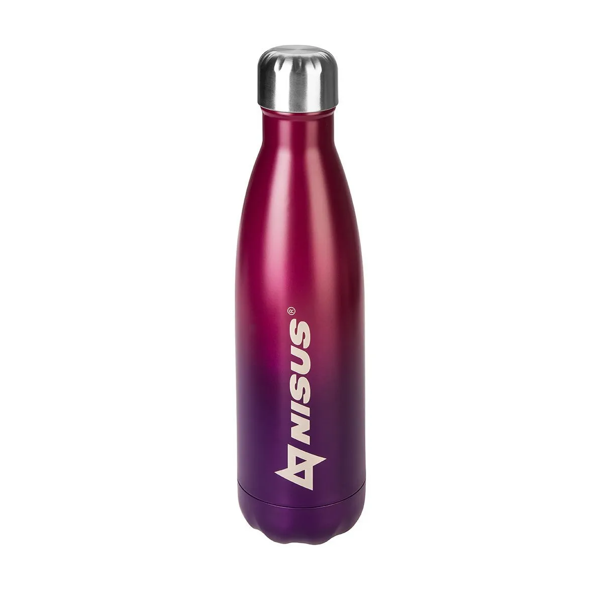 Double-Colored Twist Top Water Bottle | 17 oz | Stainless Steel | CLEARANCE