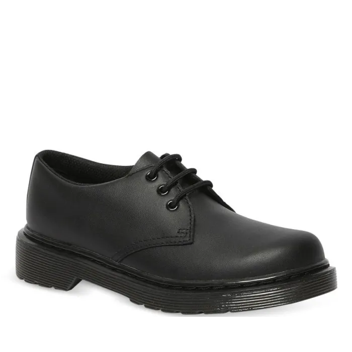 Dr Martens kids - 1461 Mono J Lace Up School Shoe Black